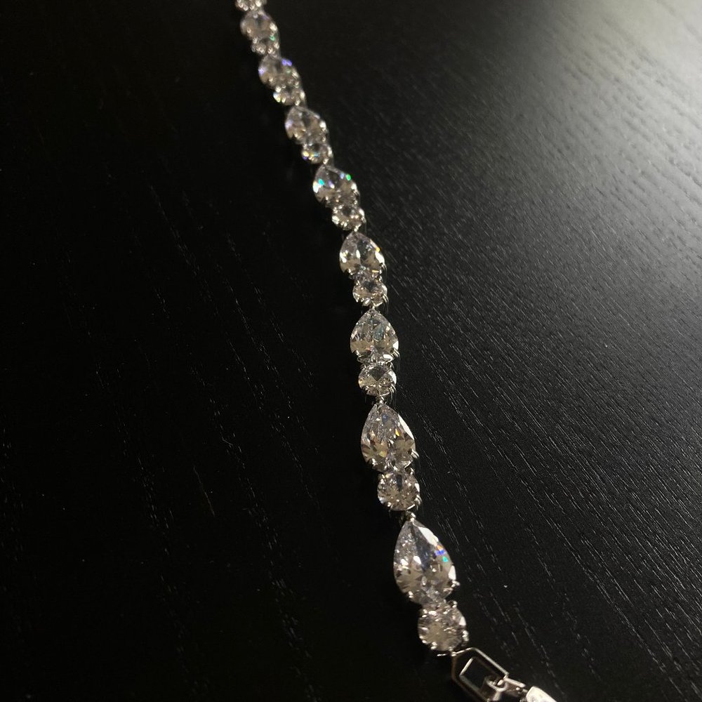 Simulated Diamond Heirloom Quality Bracelet